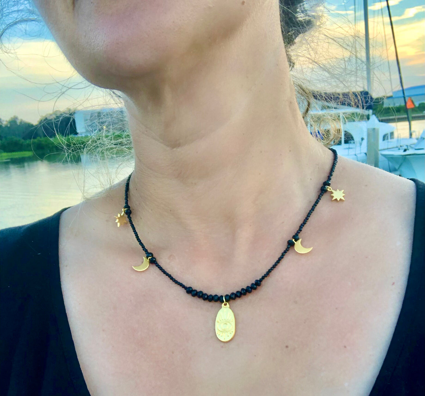 Black Crystal Evil Eye
