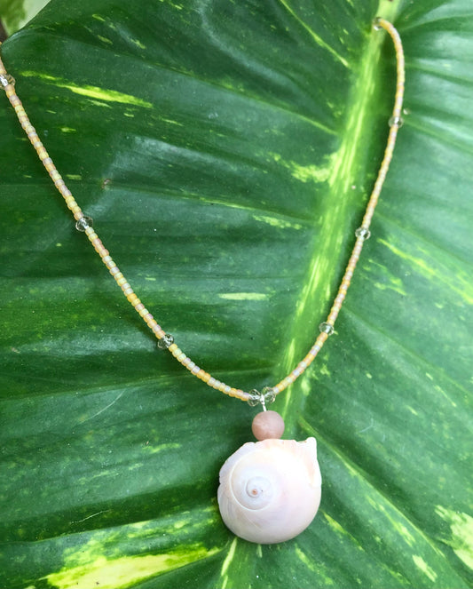 Seashell, Sunstone, & Peach Austrian Crystal Beads