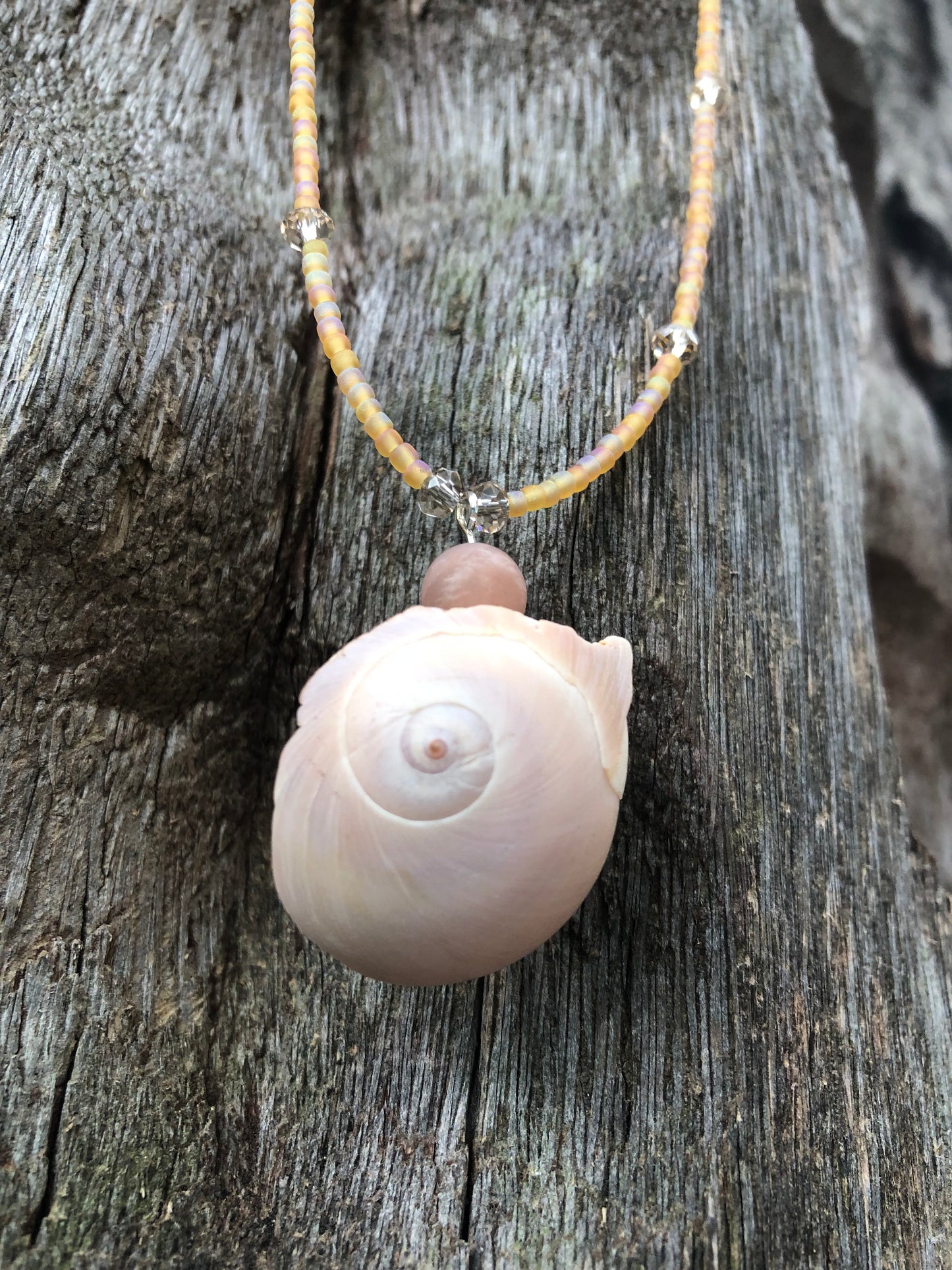 Seashell, Sunstone, & Peach Austrian Crystal Beads
