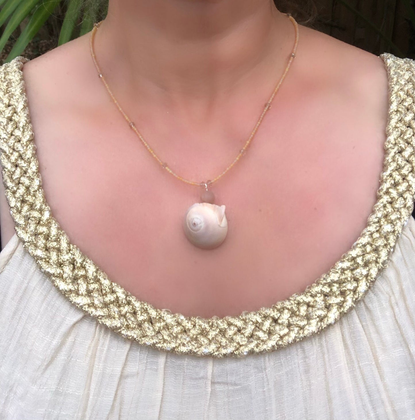 Seashell, Sunstone, & Peach Austrian Crystal Beads